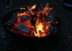 Het vuurtje brandt al lekker